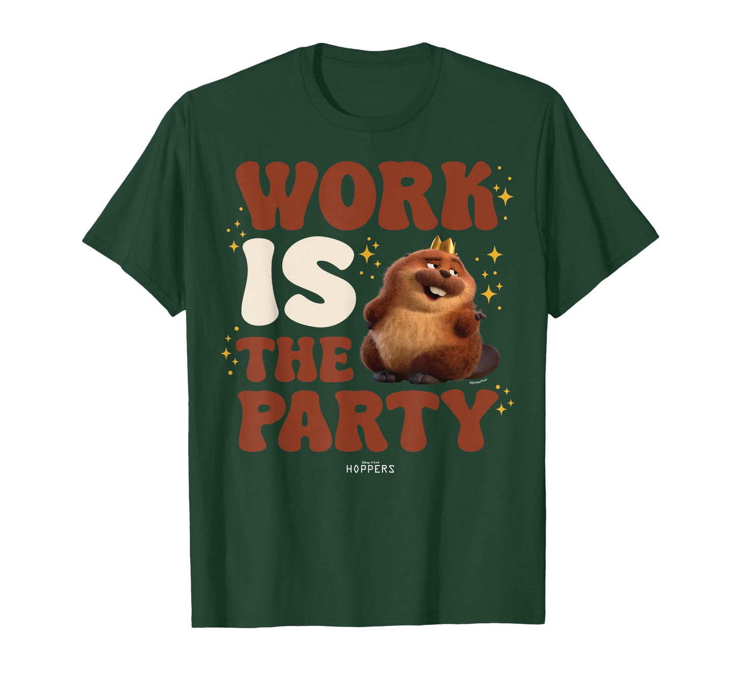 Disney Pixar Hoppers King George Cute Work Party T-Shirt