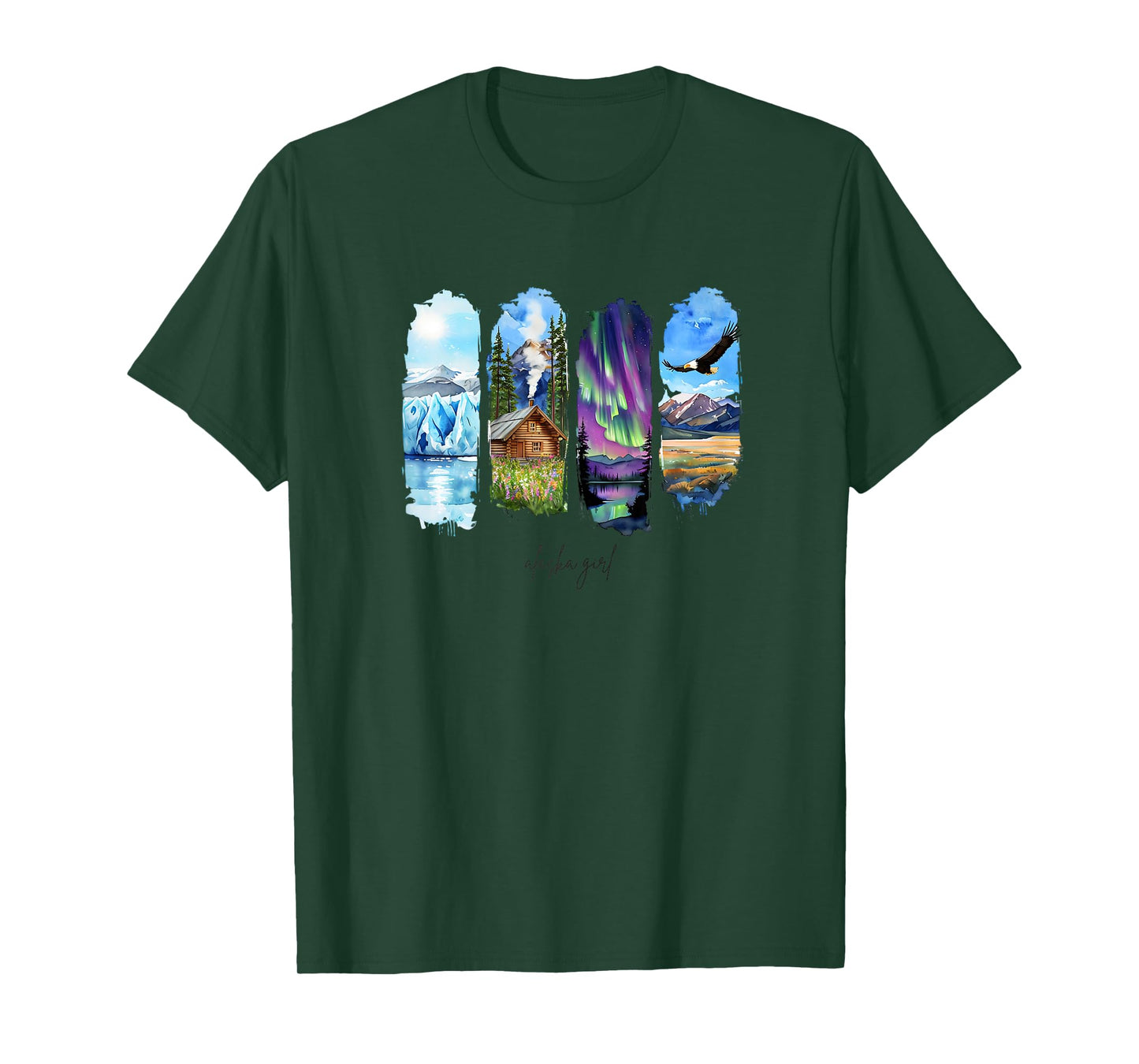 North Nature Adventure Travel Alaska T-Shirt