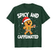 Spicy and Caffeinated Coffee Women Gingerbread Christmas T-Shirt