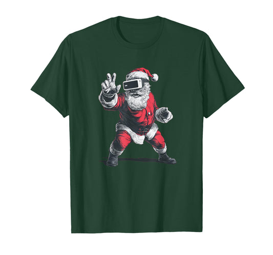 Virtual Reality Christmas Graphic T-Shirt
