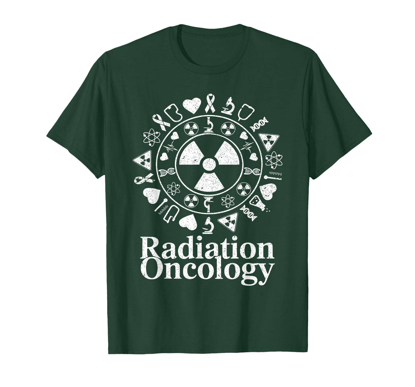 Retro Radiation Oncology Therapist Vintage Medical Science T-Shirt