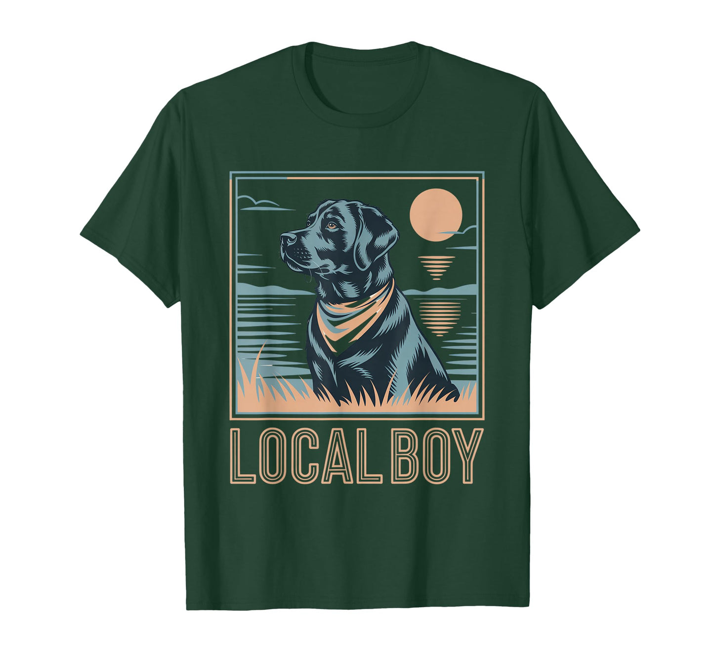 Local Boy Labrador Hunting Dog Duck Hunting T-Shirt