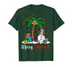 Tropical Christmas Hawaiian Xmas Lights Palm Tree Family Kid T-Shirt