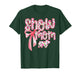 Show Mom Coquette Livestock Floral Stock Show Pig Mama T-Shirt