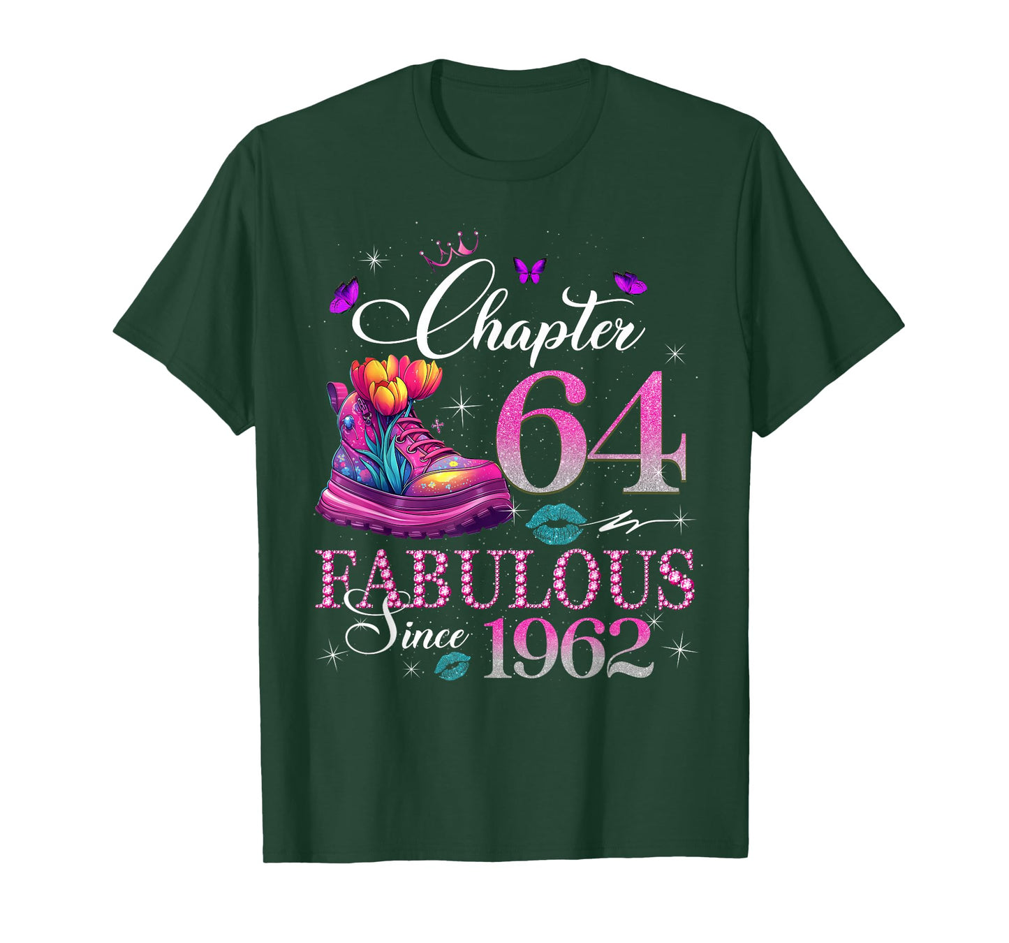 Chapter 64 Fabulous Since 1962 64th Birthday Women Girls T-Shirt