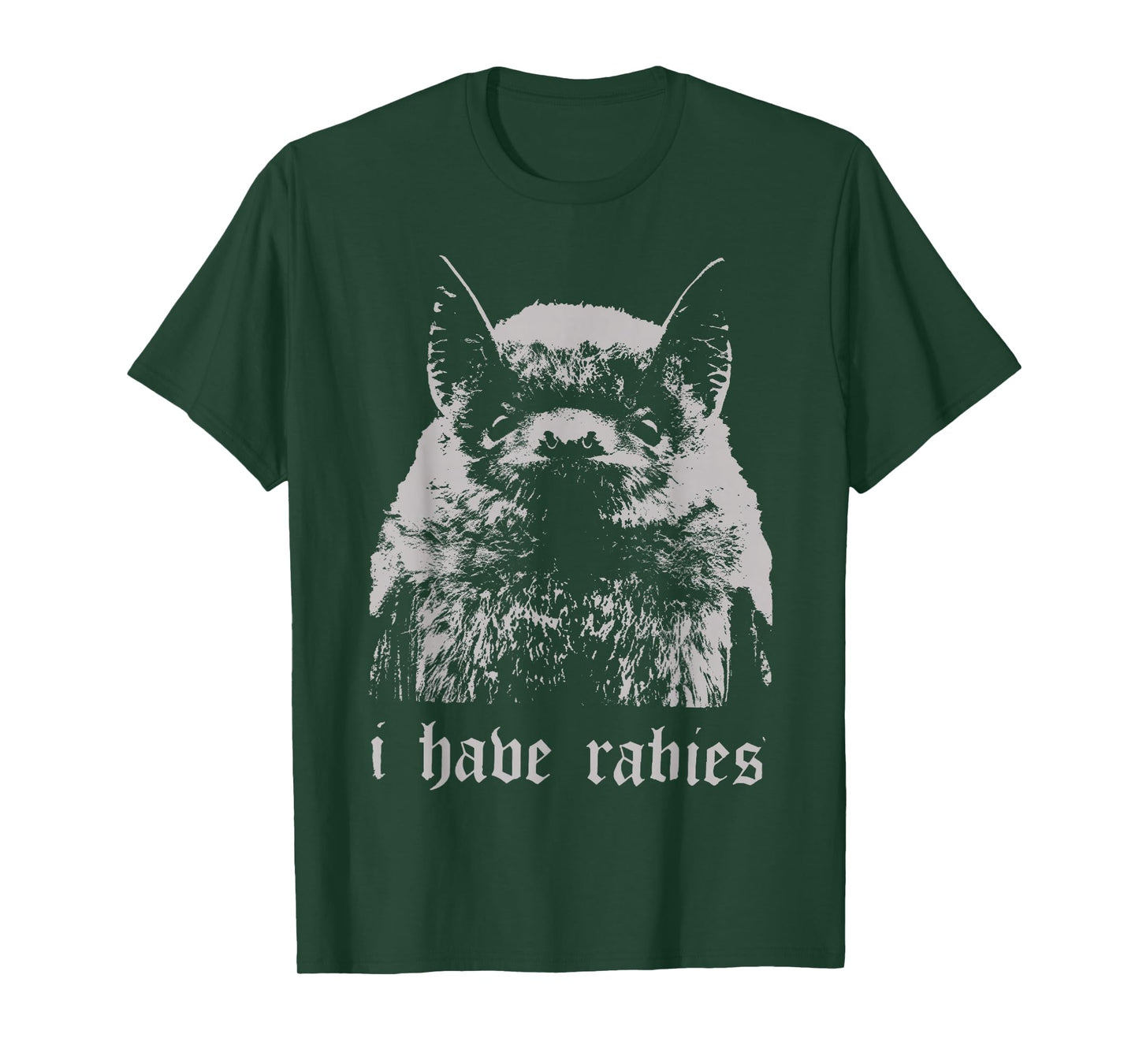 Vintage I Have Rabies Bat Funny Meme Quotes T-Shirt