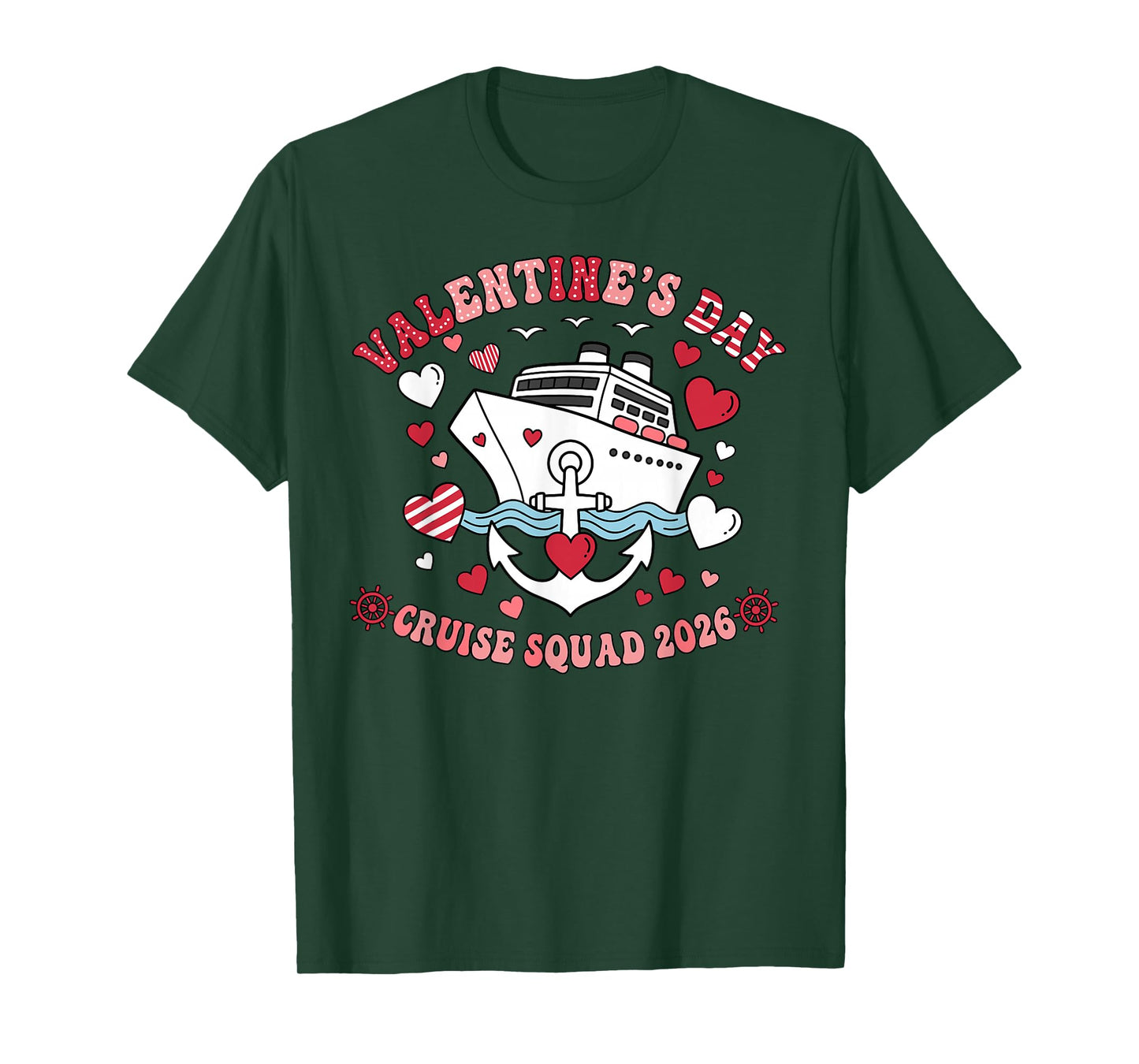 Cute Valentines Day Cruise 2026 Matching Cruise for Couples T-Shirt