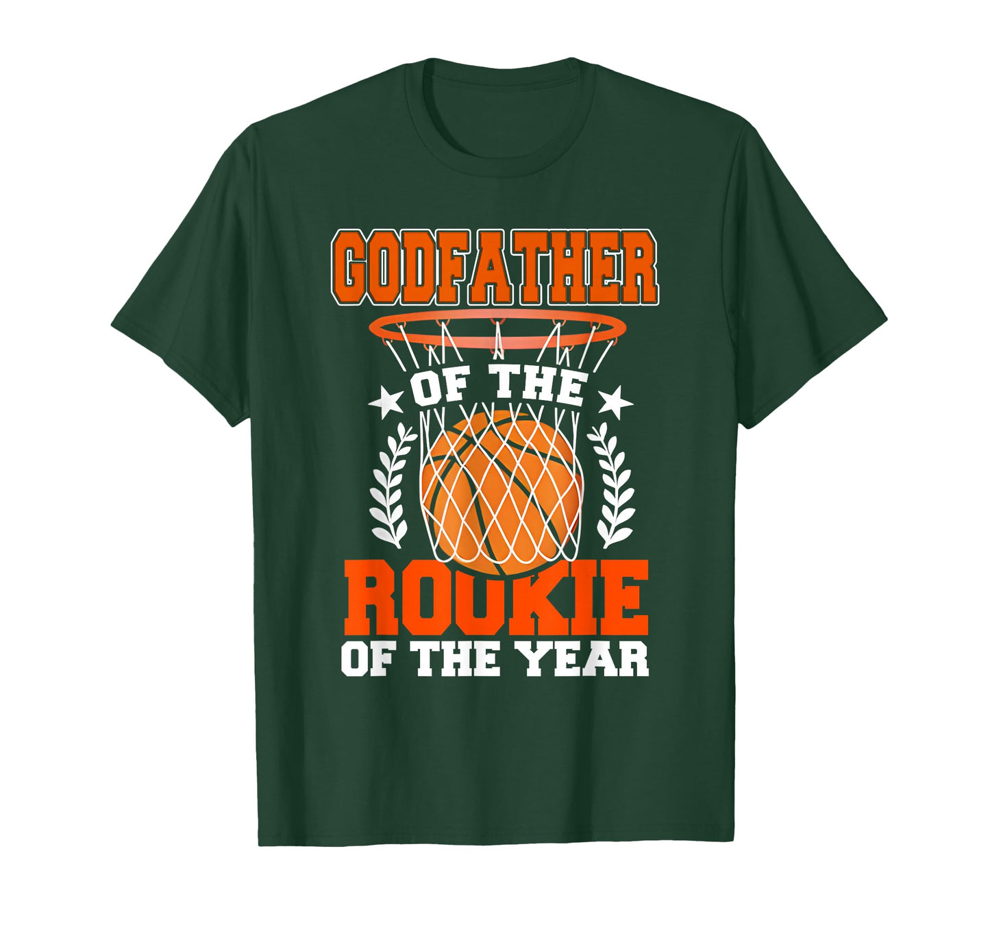 Godfather of Rookie 1st Basketball Bday Theme Matching T-Shirt