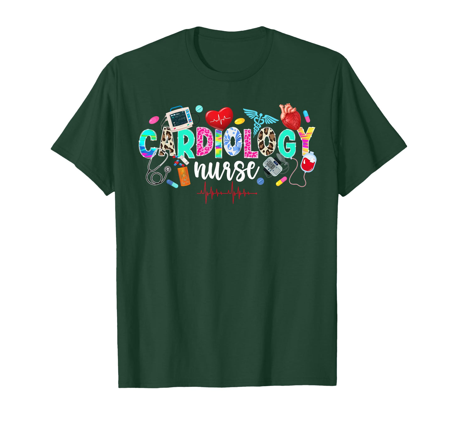 Cardiac Nurse Cardiac Nursing Cardiology Nurse T-Shirt