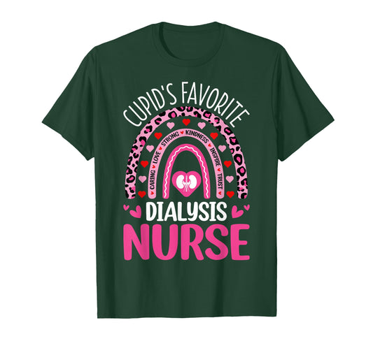 Cupid's Favorite Dialysis Nurse - Valentine’s Nephrology T-Shirt