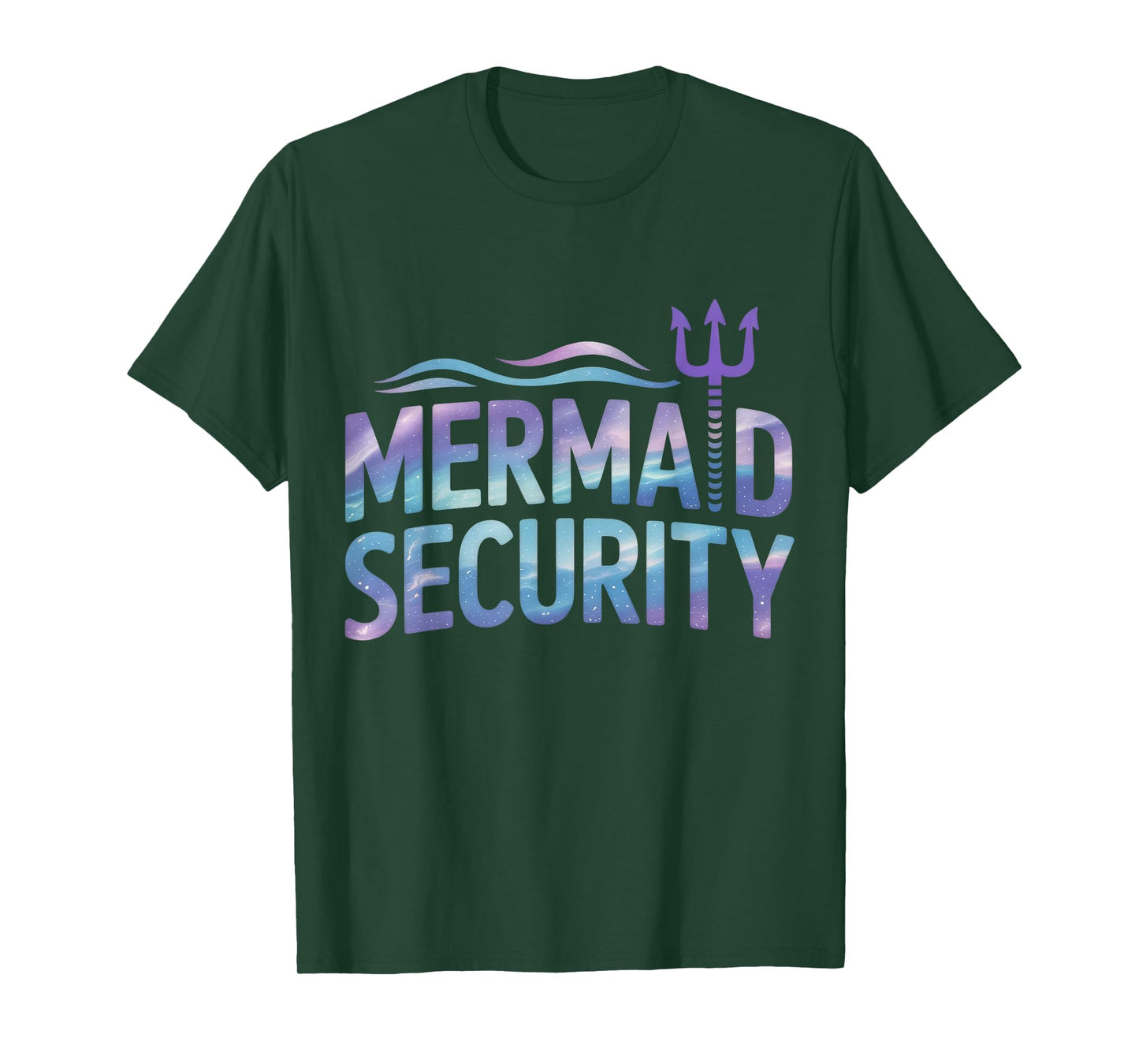 Mermaid Security Funny Dad Mermaid Family Mermaid Squad T-Shirt