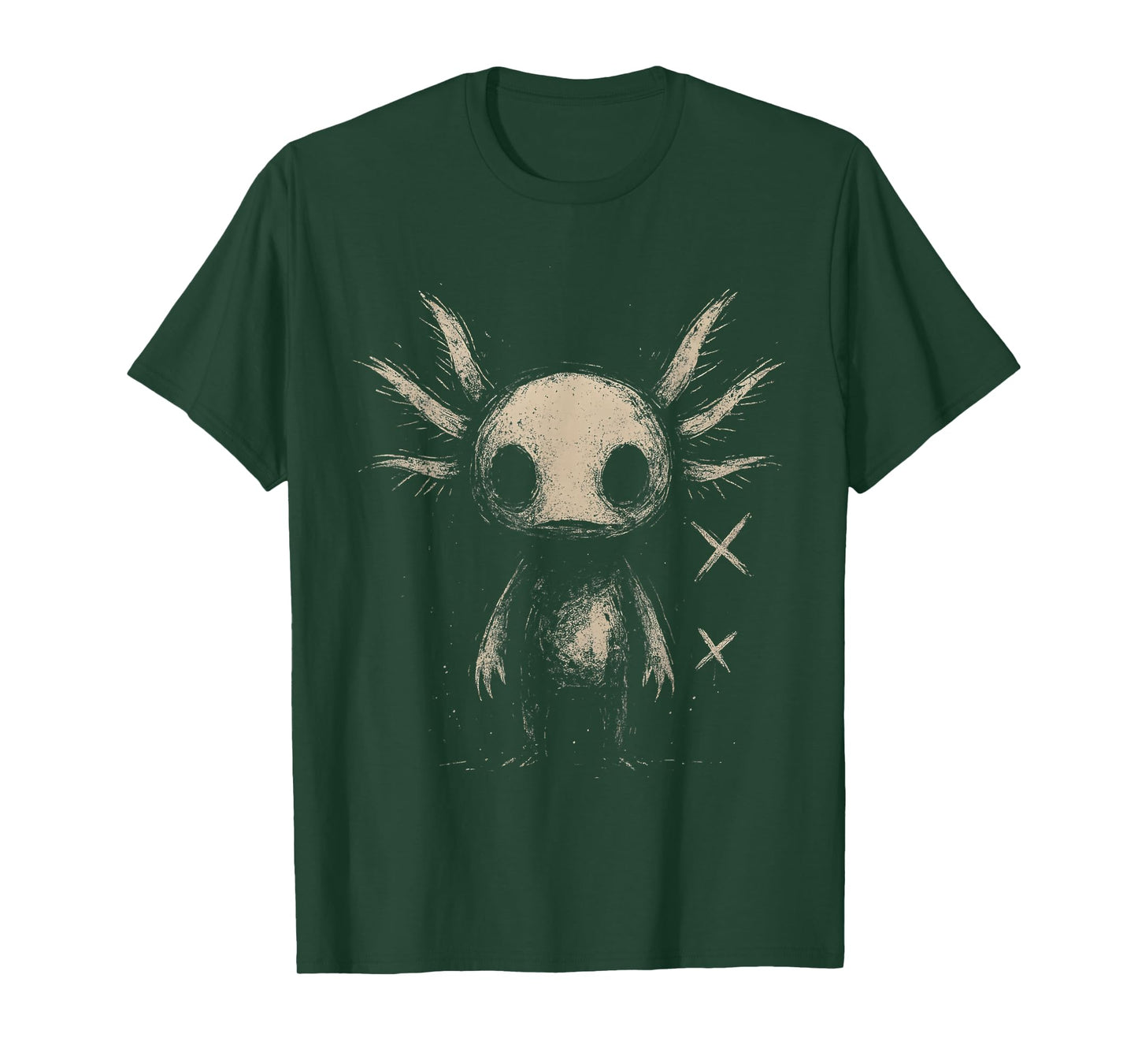 Axolotl Emo Goth T-Shirt