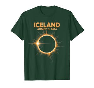 Iceland Solar Event 2026 | Total Celestial Eclipse August 12 T-Shirt
