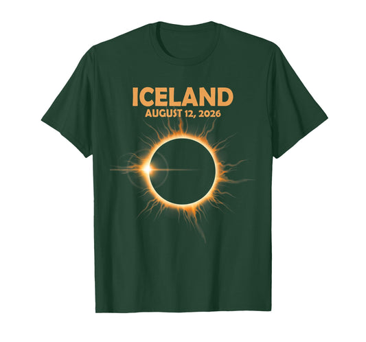 Iceland Solar Event 2026 | Total Celestial Eclipse August 12 T-Shirt