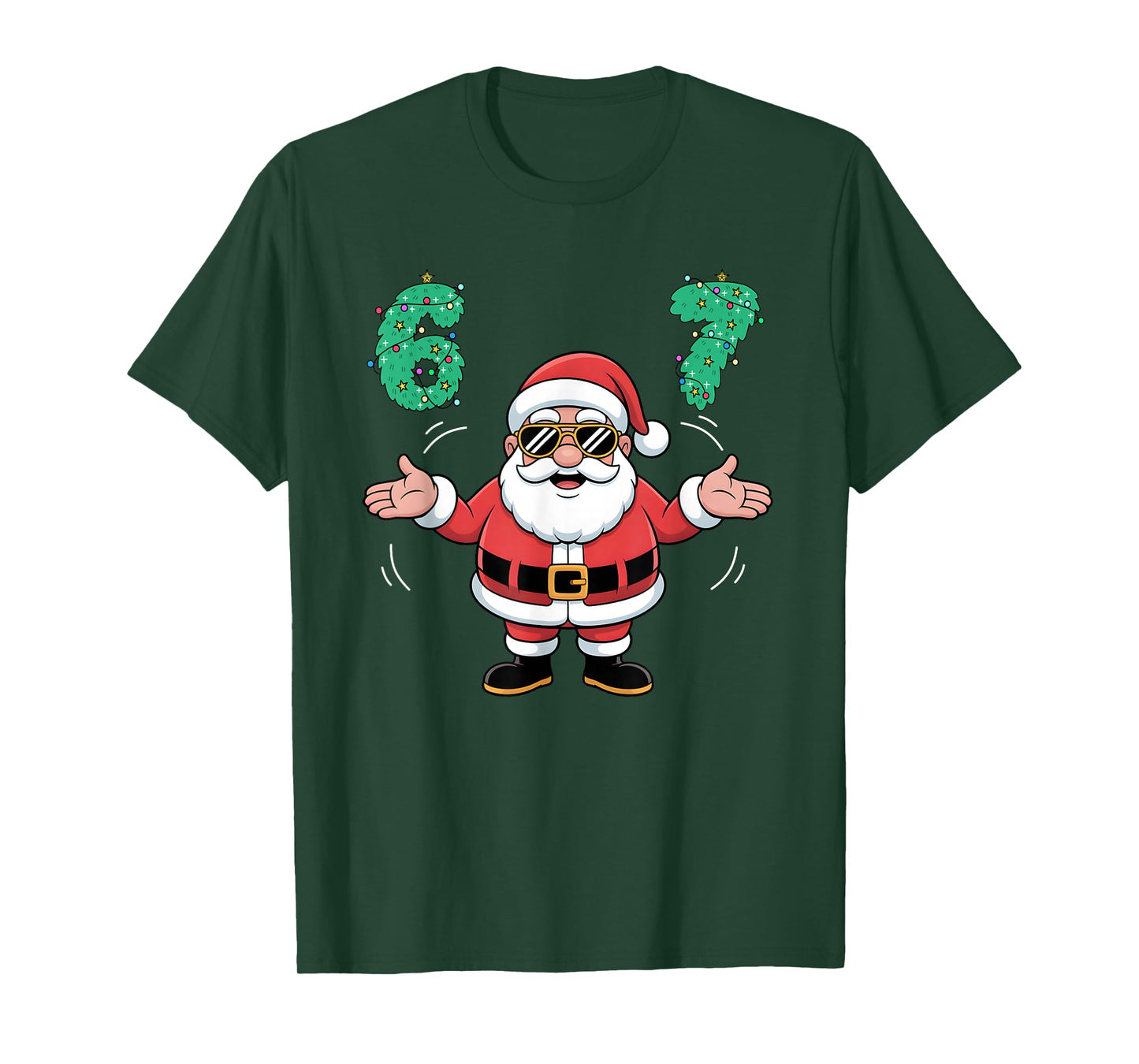 Funny 67 Christmas Shirt Middle School 6 7 Funny 67 Meme T-Shirt