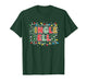 Christmas Jingle Bells Colorful Holiday Lights Plaid Polka T-Shirt