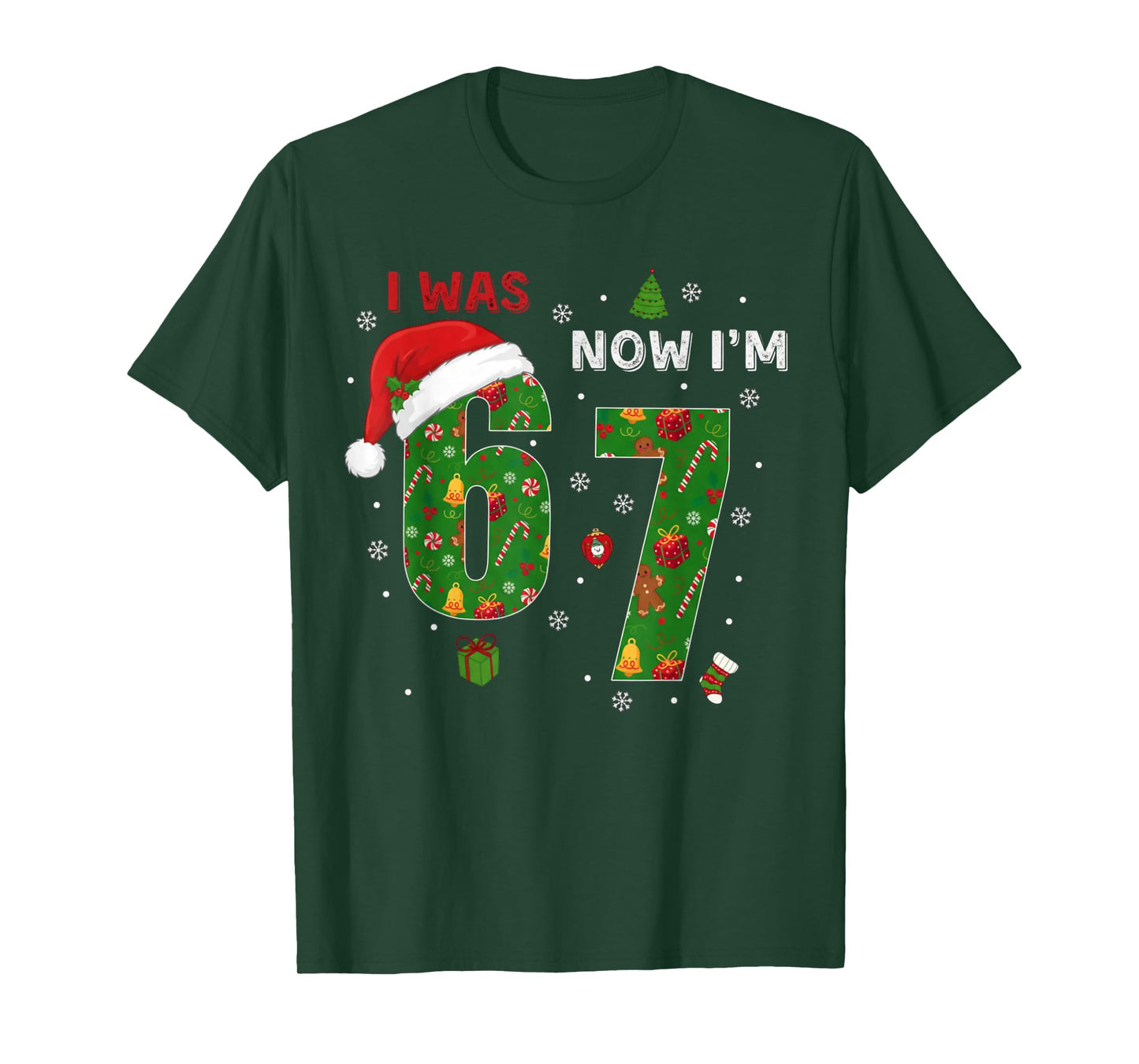7 Year Old Birthday Shirt was 6 Now I'm 7 67 Funny for Kids T-Shirt