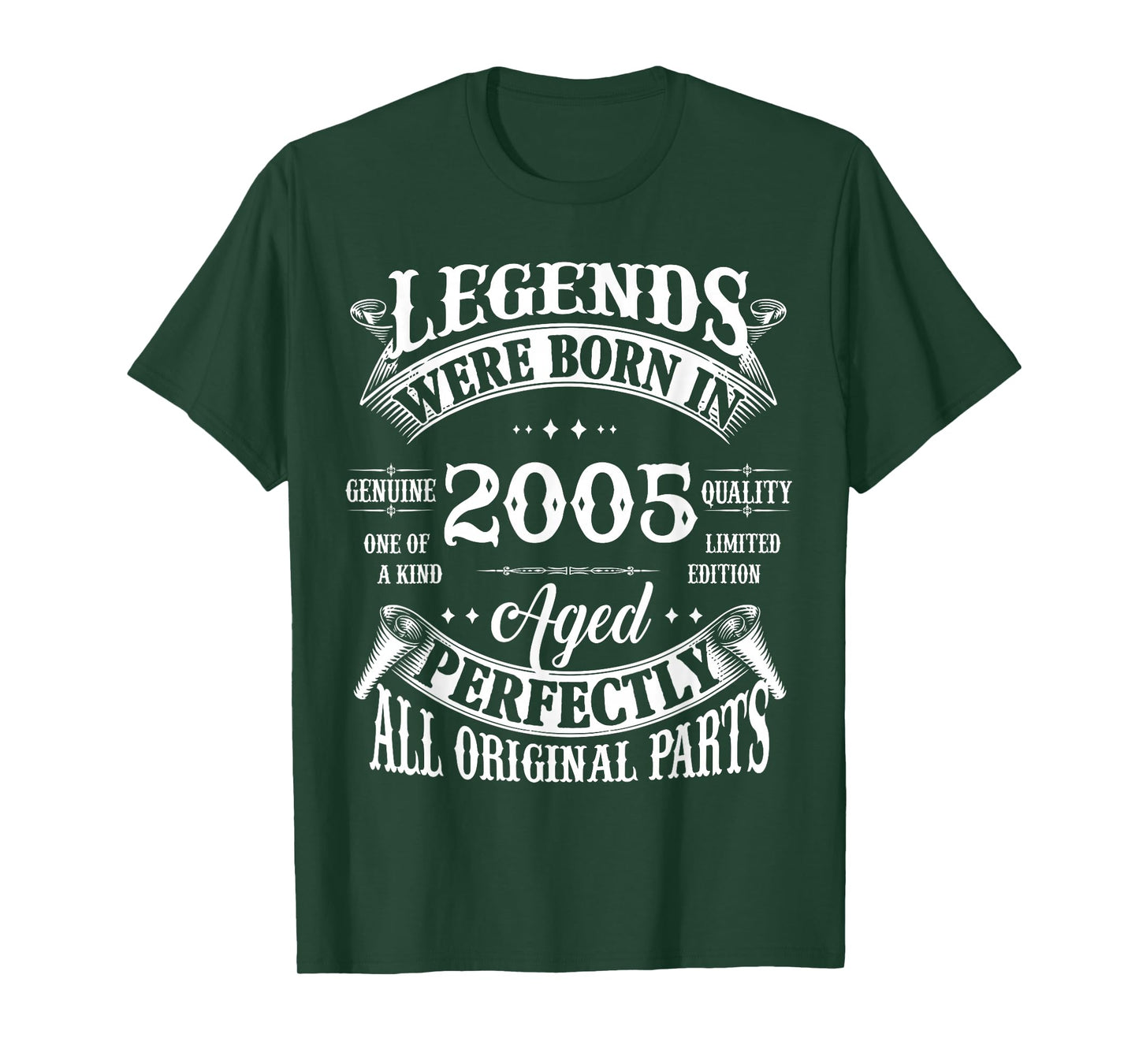 21st Birthday Gift Legend Born in 2005 21 for Years Old T-Shirt