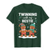 Twinning with My Bestie Christmas Gingerbread Best Friend T-Shirt