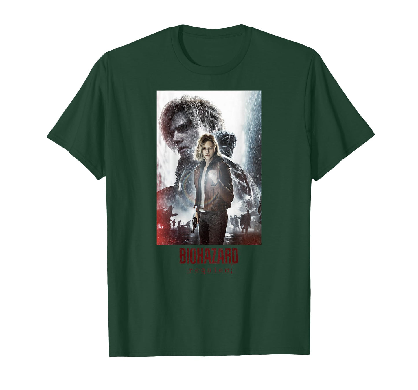 Resident Evil Requiem Leon ＆ Grace Art BP T-Shirt