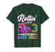 Kids 3rd Birthday Shirt Girl 3 Year Old Roller Skate Skating T-Shirt