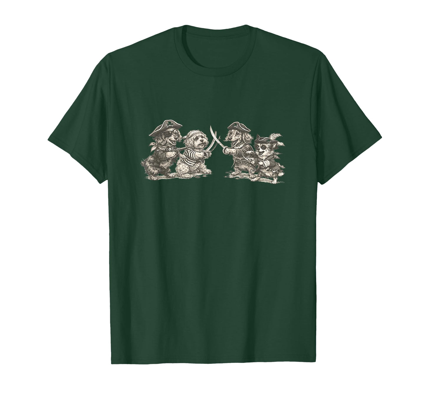 Gasparilla Pirate Dogs Tampa Festival Graphic T-Shirt