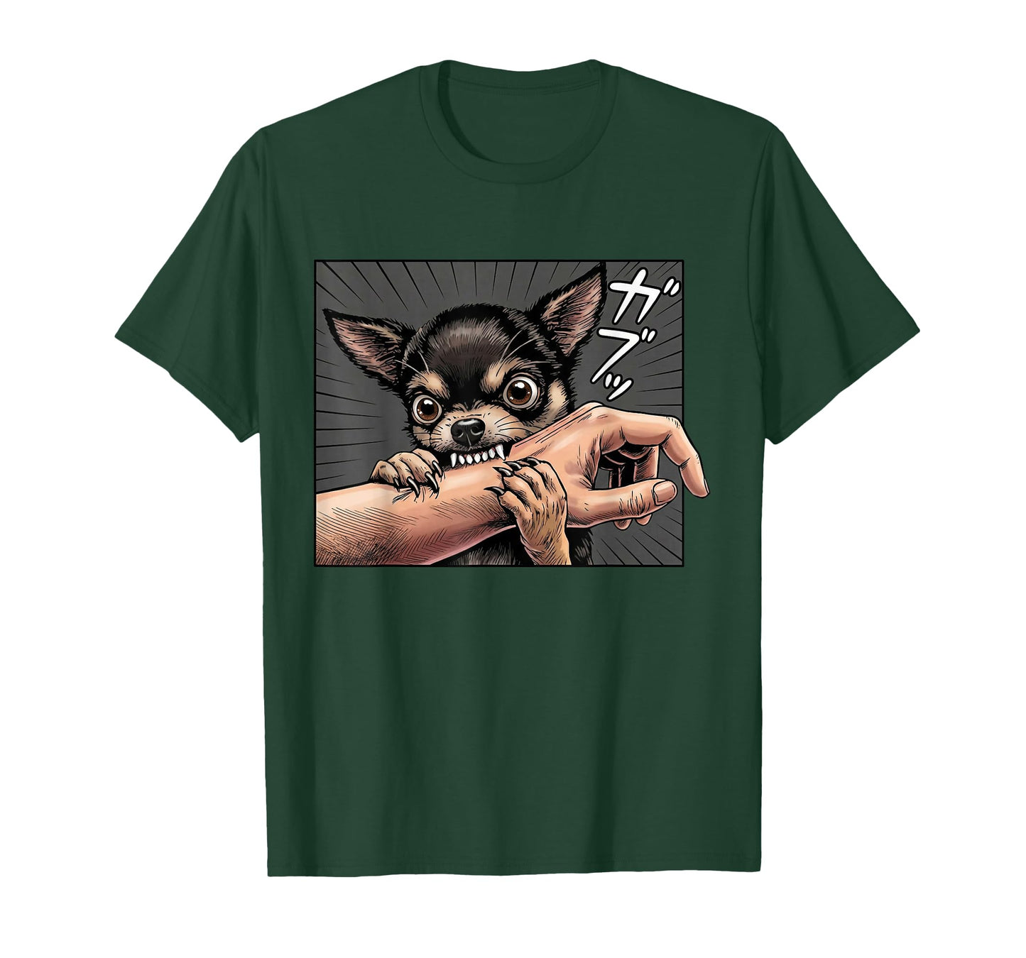 Chihuahua Dog Bite Funny Chihuahua Dog Lover T-Shirt