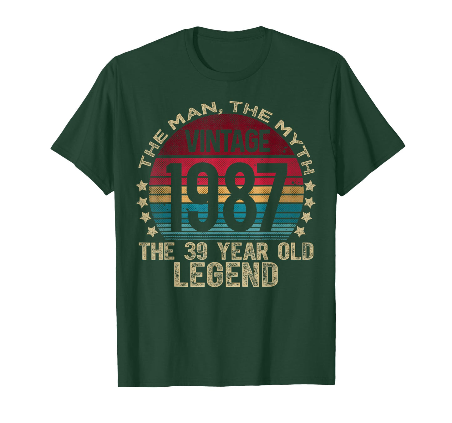39 Year Old Gifts Vintage 1987 Limited Edition 39th Birthday T-Shirt
