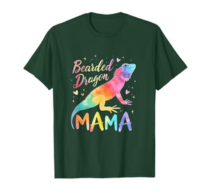 Colorful Bearded Dragon Mom Design Bearded Dragon Mama T-Shirt