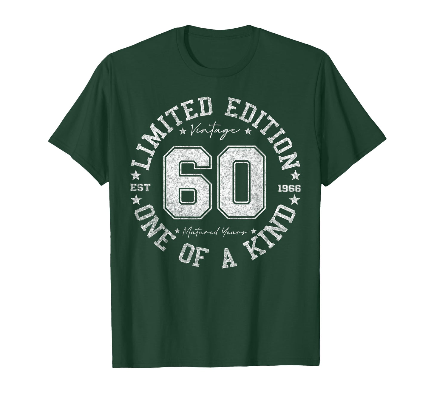 60 Year Old Gifts Vintage 1966 Limited Edition 60th Birthday T-Shirt