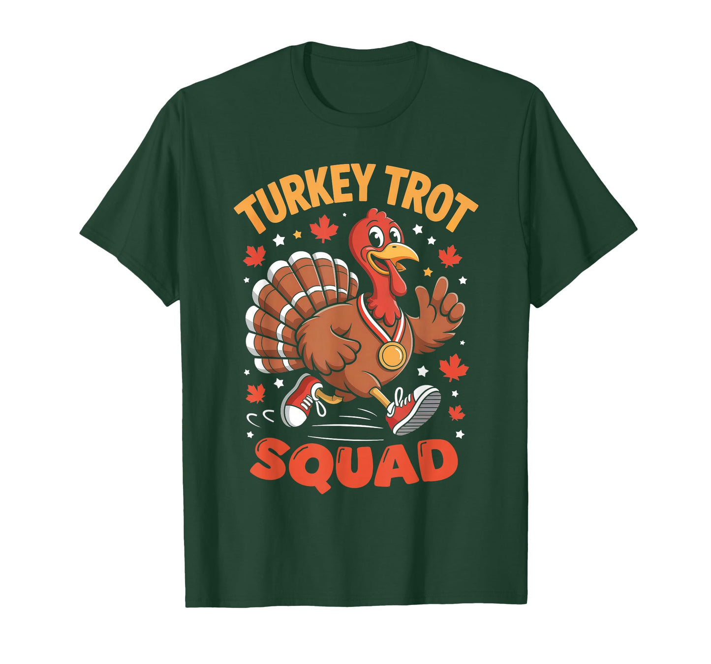 Turkey Trot Squad Thanksgiving Trot Race Women Men Kids T-Shirt