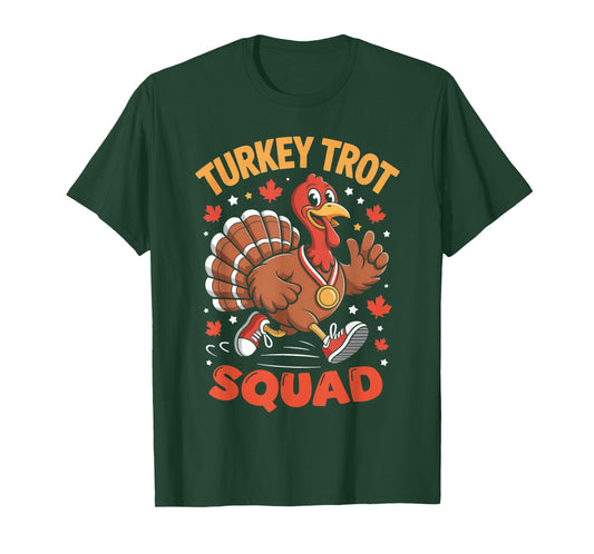 Turkey Trot Squad Thanksgiving Trot Race Women Men Kids T-Shirt