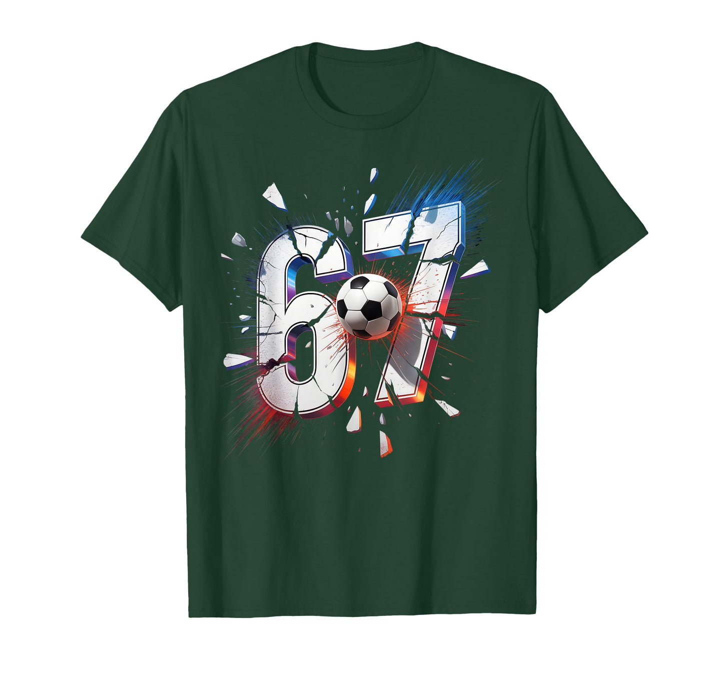 67 Soccer Six Seven 6 7 Meme 67 T-Shirt