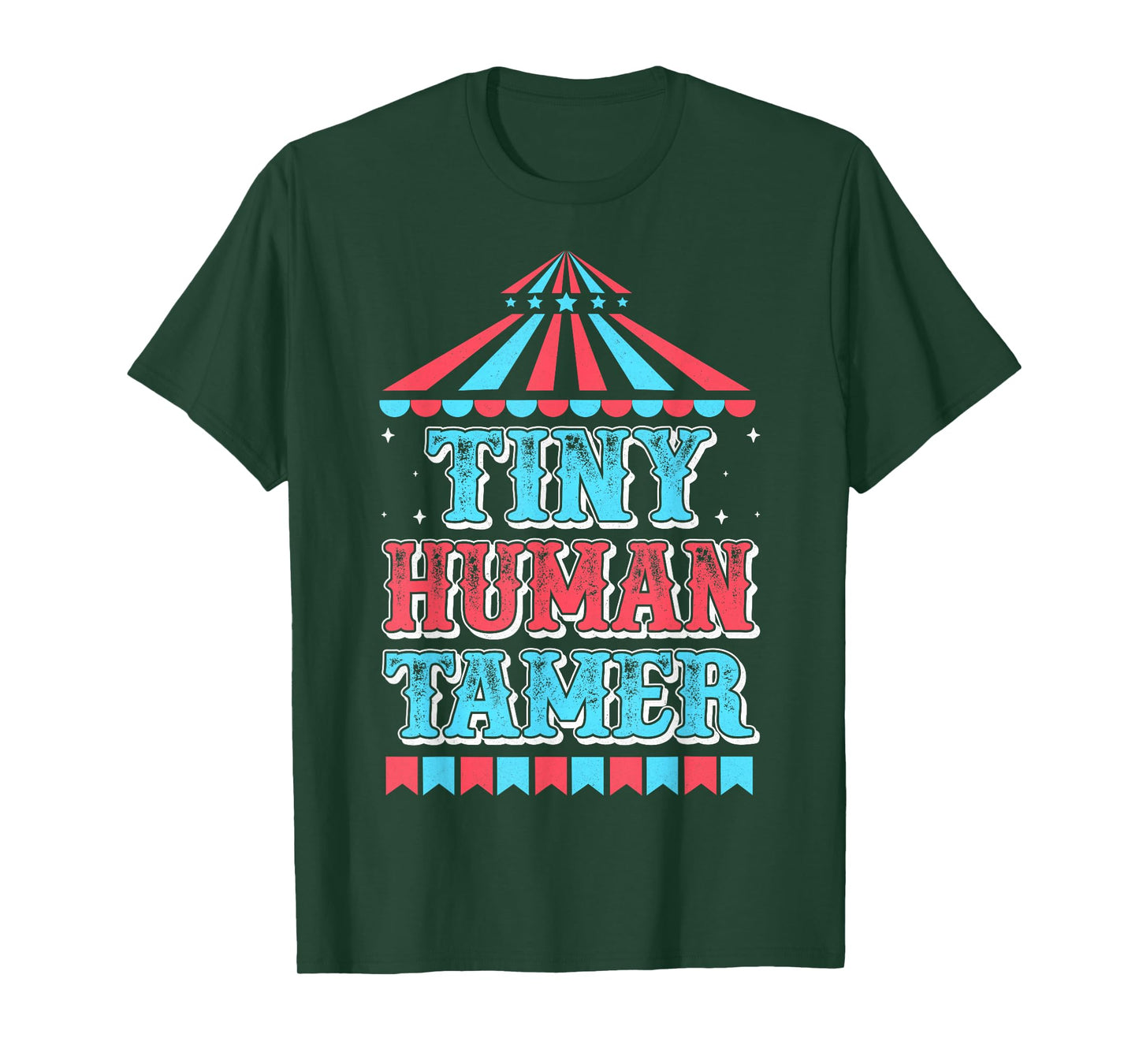 Tiny Human Tamer Circus Preschool Kindergarten Teacher T-Shirt