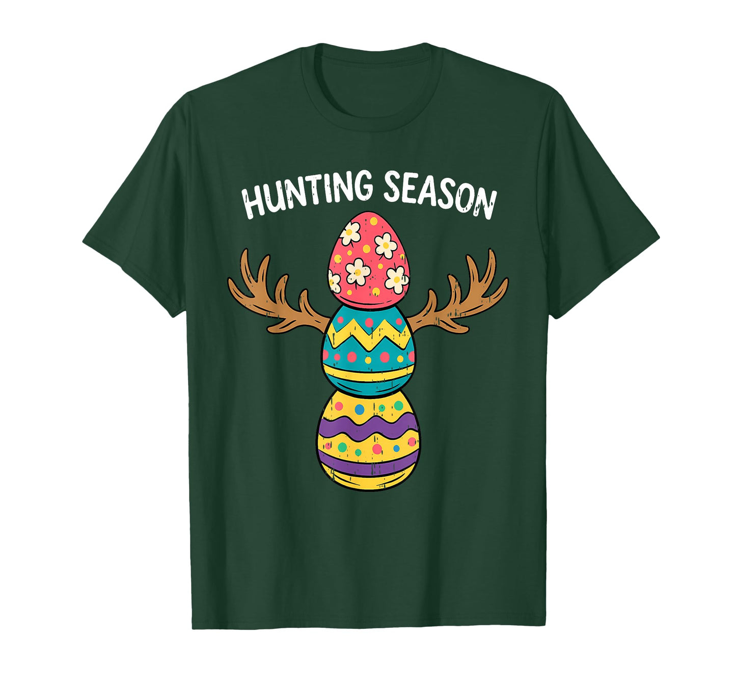 Men Women Easter Hunting Season Eggs Deer Easter Men Women T-Shirt