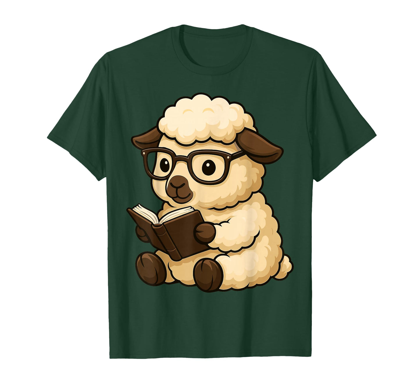 Sheep Reading Book Lover T-Shirt