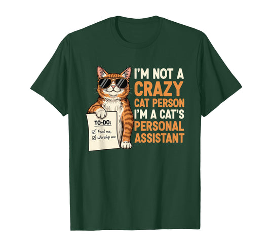 Funny Cat Lover Graphic for a Cat Lady or Cat Person Cat Mom T-Shirt