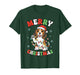 Beagle Christmas Pajamas Shirt for Women Merry Christmas T-Shirt