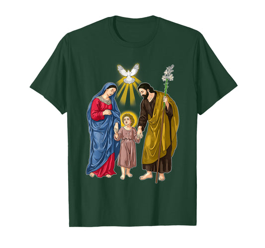 Jesus, Virgin Mary and St Joseph T-Shirt
