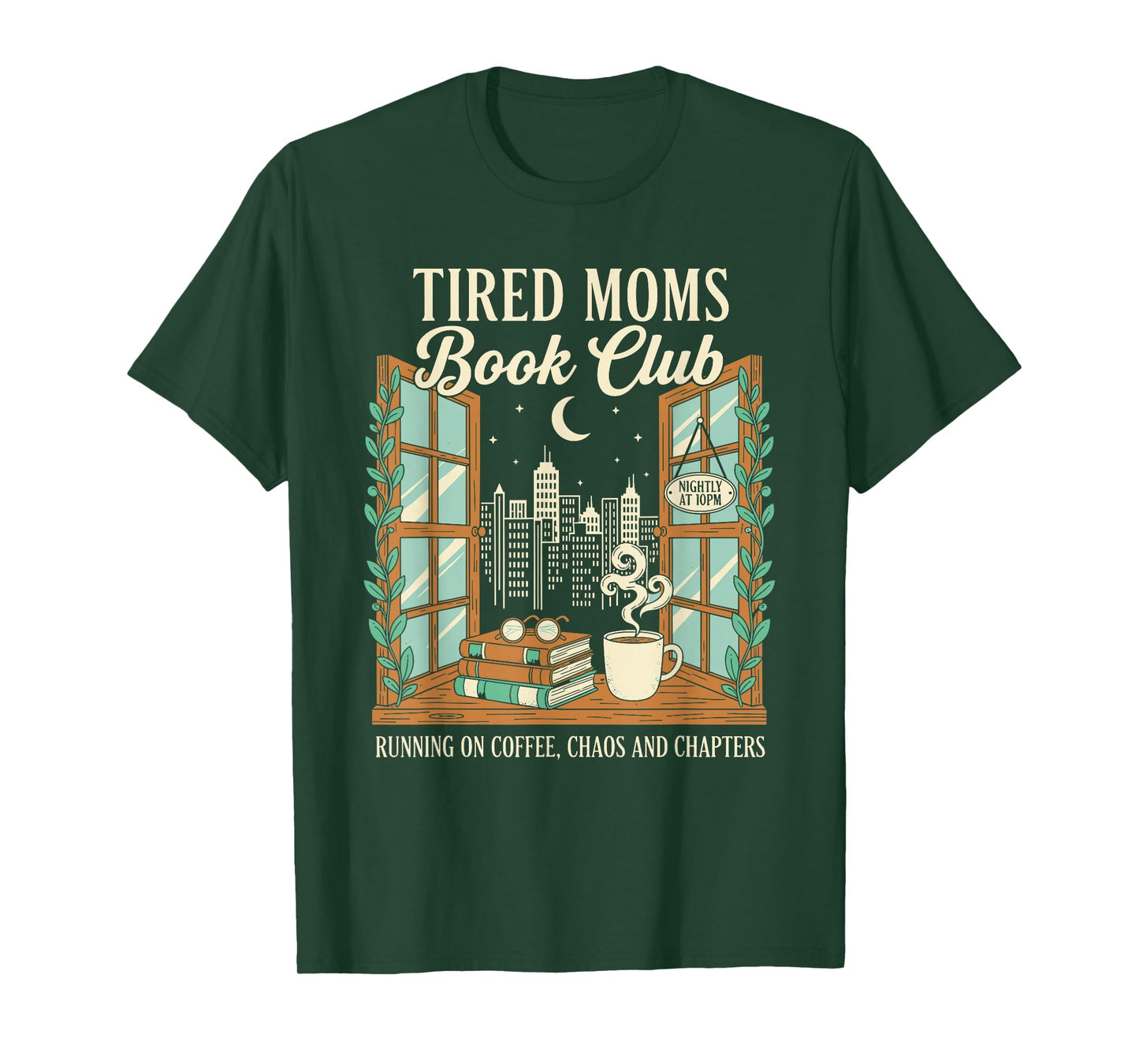 Funny Tired Moms Book Club We Don't Read We Nap T-Shirt