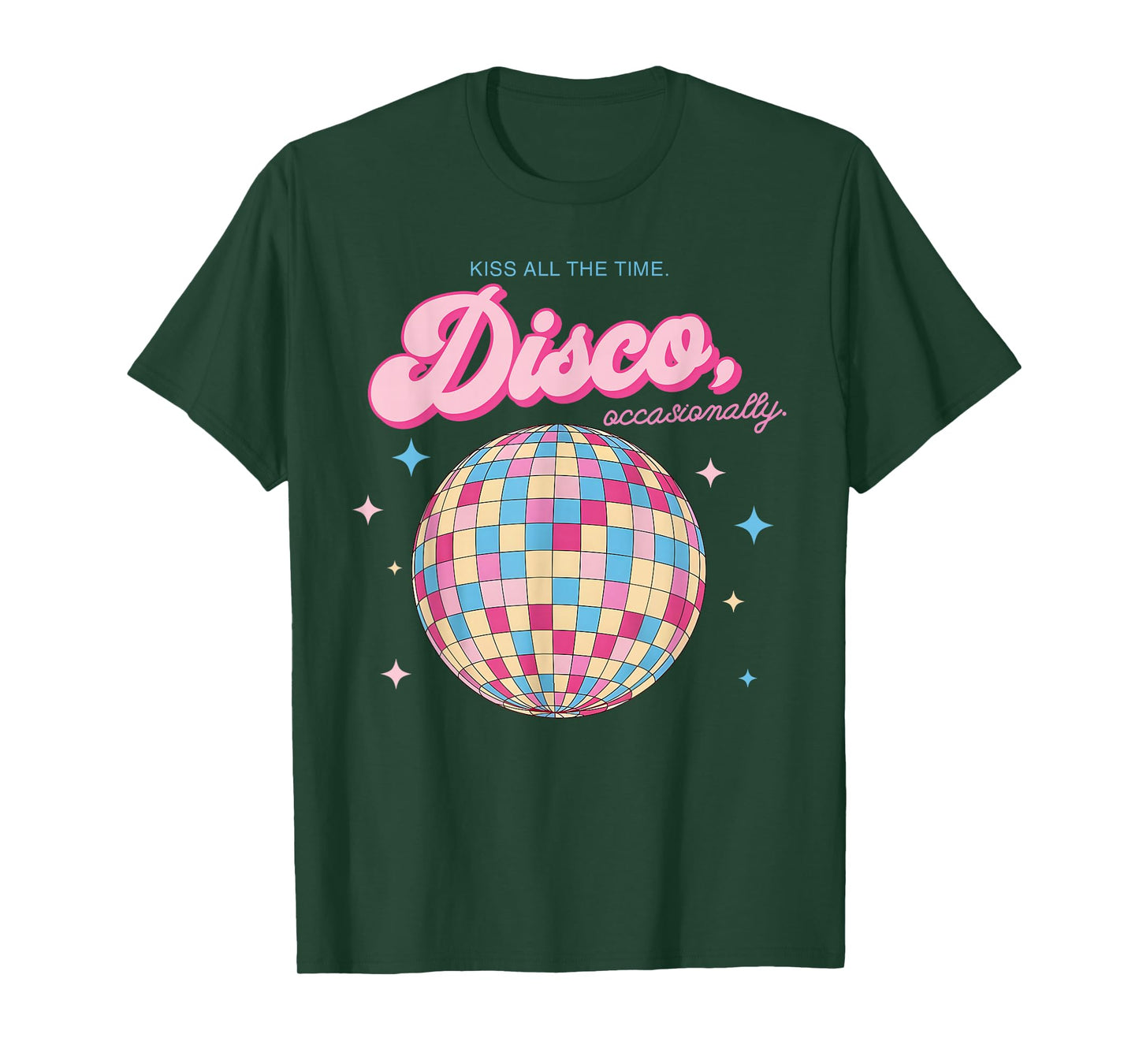 Kiss All The time Disco Occasionally Trending Graphic T-Shirt