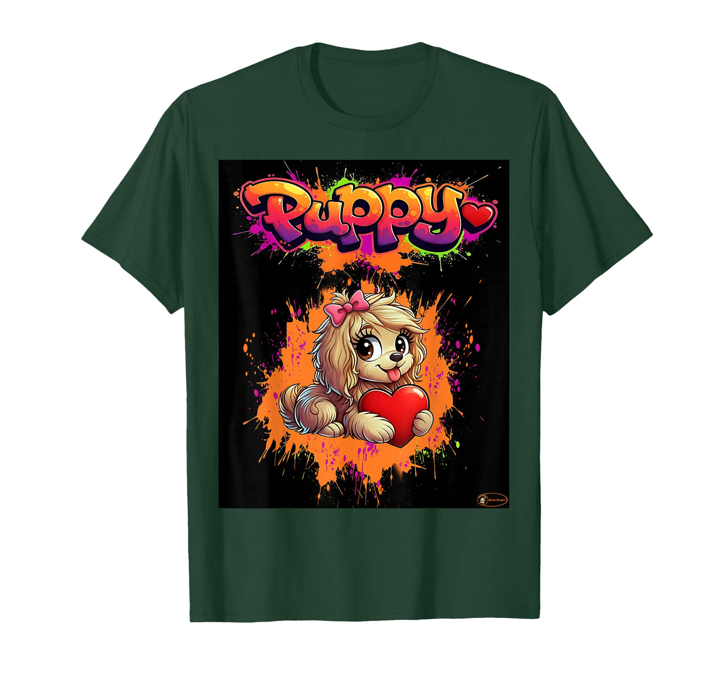Puppy Heart Design – Adorable Dog Lovers T-Shirt
