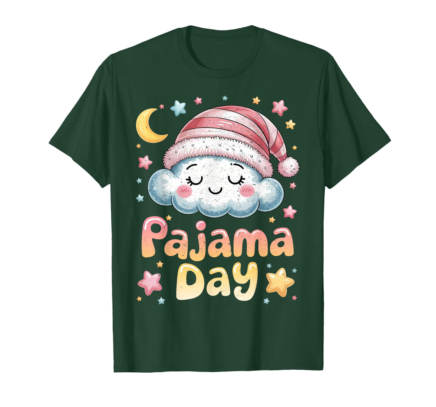 Pajama Day School Spirit Week Fun Cloud Teacher Student T-Shirt