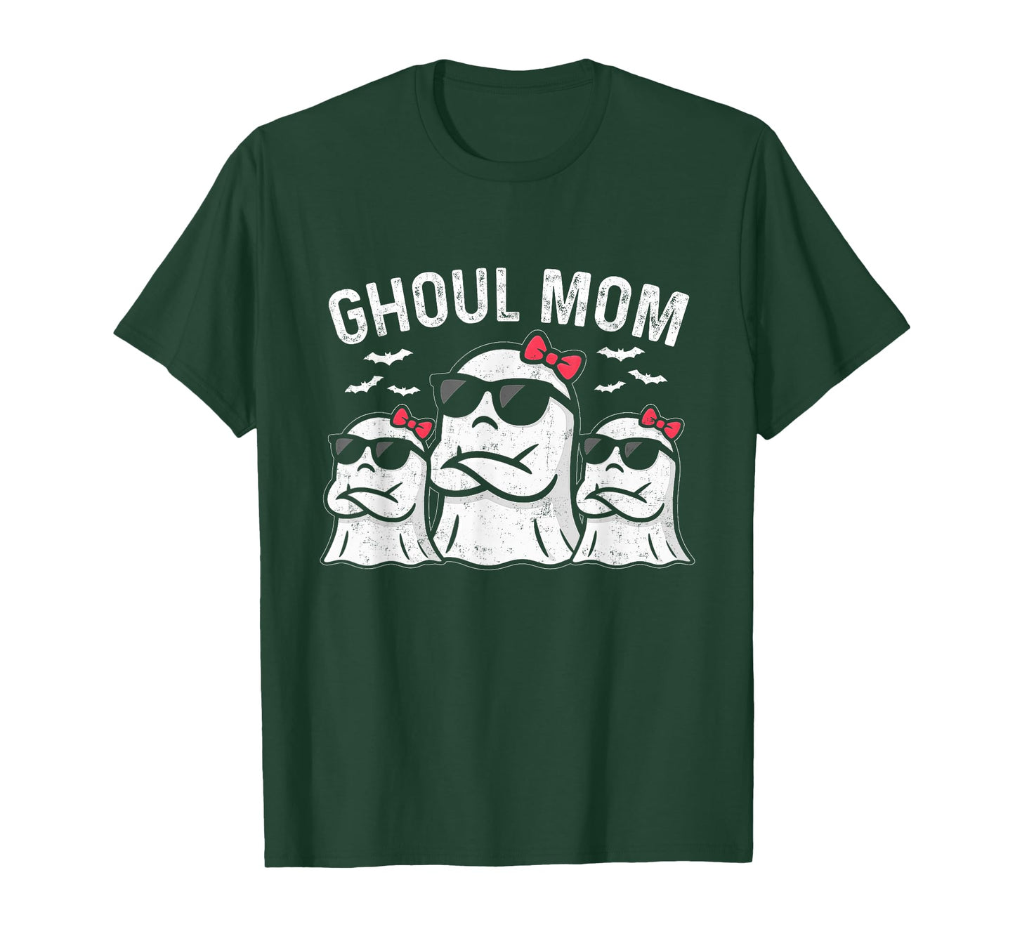 Retro Ghoul Mom Mother Ghost Mama Halloween Funny T-Shirt