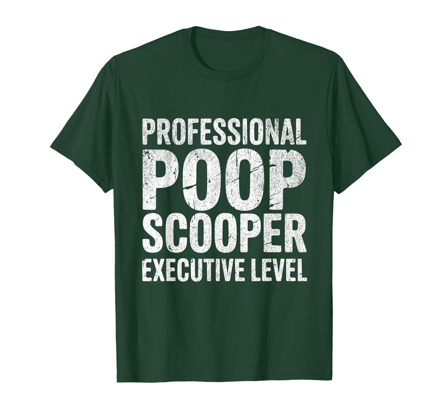 Professional Poop Scooper Executive Level Funny Dog Mom Dad T-Shirt