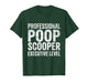Professional Poop Scooper Executive Level Funny Dog Mom Dad T-Shirt