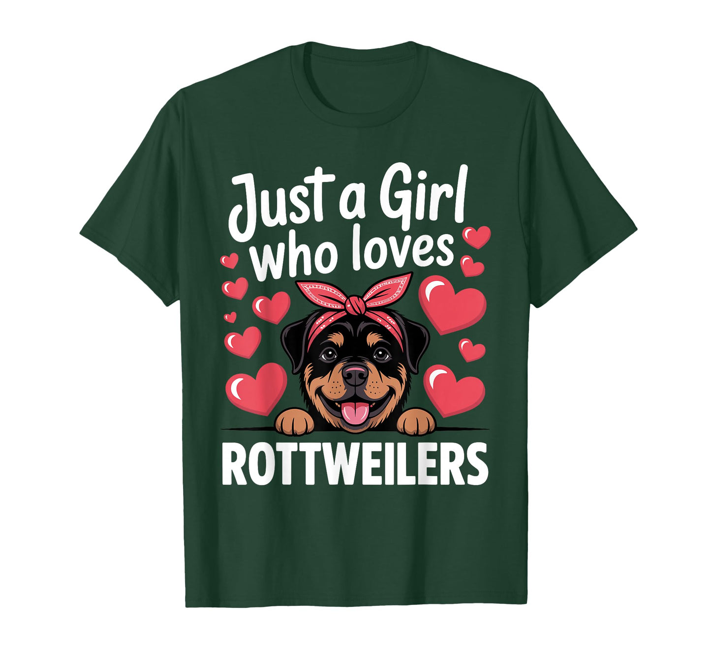 Rottweiler Art for Women Girls Kids Rottie Lover Rottweiler T-Shirt