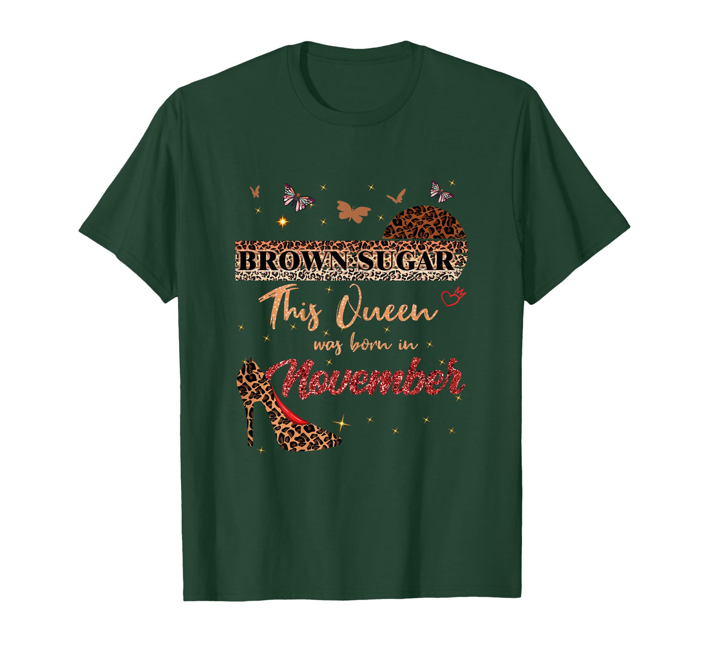November Birthday for Black Women This Queen was Born in T-Shirt