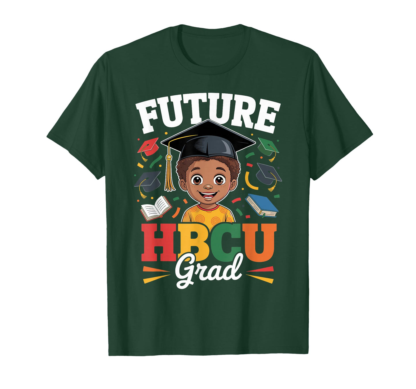 Future HBCU Grad Black Boy HBCU Toddler Kids Graduation T-Shirt