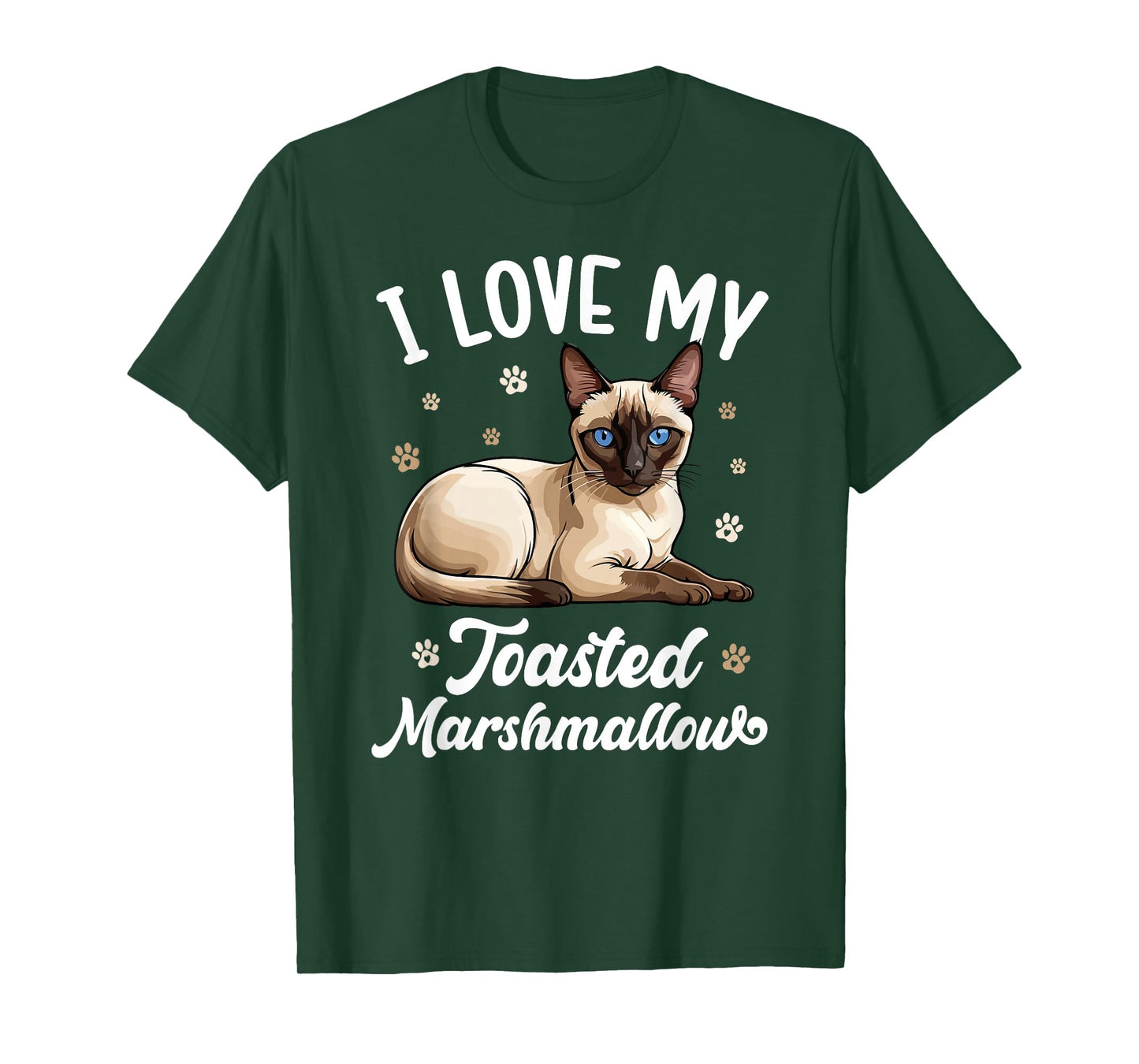 I Love My Siamese Cat Owner Siamese Lover T-Shirt